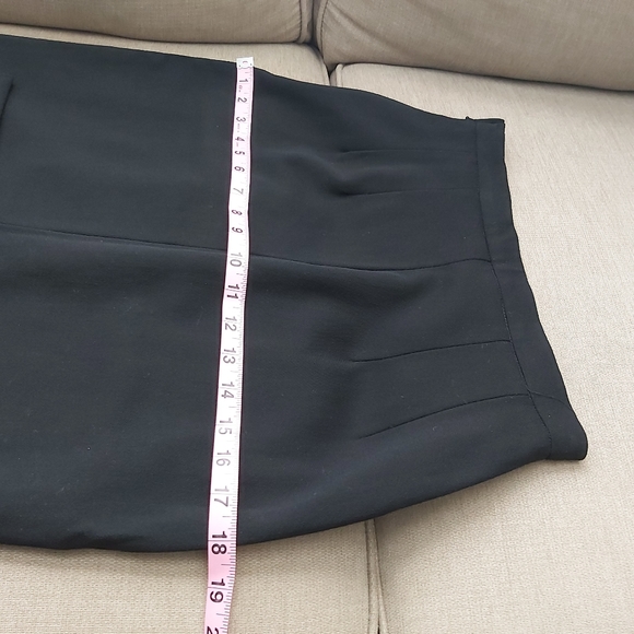 vintage Aquascutum England black wool pencil skirt midi - Picture 13 of 16